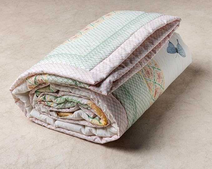 Maison d' Hermine Throw Blanket Lightweight and Breathable Cotton Easter Throw Blanket for Couch Bed Sofa Girls Boys Women Men Gifts Travel Living Room Bedding (60"x80", Easter Dew)
