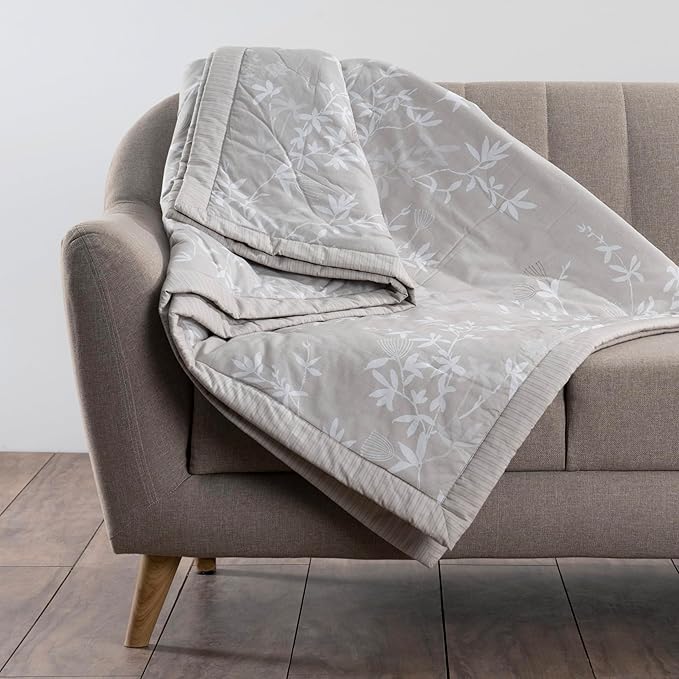 Maison d' Hermine Throw Blanket for Couch Lightweight Soft Warm Breathable Cotton Throw Blankets for Bed Girls Boys Women Men Gifts Sofa Travel Living Room Chair Bedding (50"x60", Louxor)