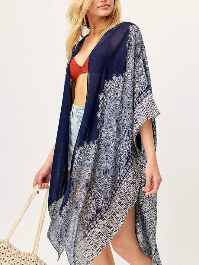 Moss Rose Women Summer Bikini Kimono Bathing Suit Cover Ups for Swimwear