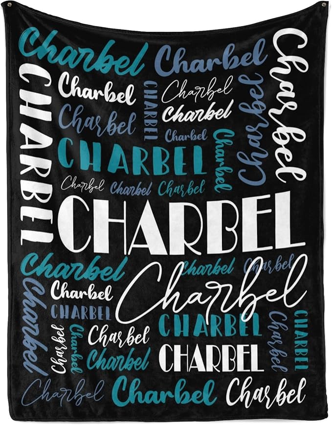 Name Blanket Personalized Blanket for Adult Kids Flannel Customize Throw Blanket Custom (Color 13, 50 x 60 Inches)