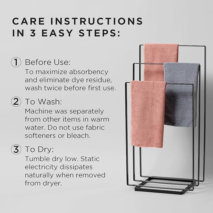 Fromm Softees Microfiber Salon Hair Towels for Hairstylists, Barbers, Spa, Gym in Brown, 16" by 29", 10 count Perfect Hair Care Towel for Drying Curly, Long, Wavy Hair
