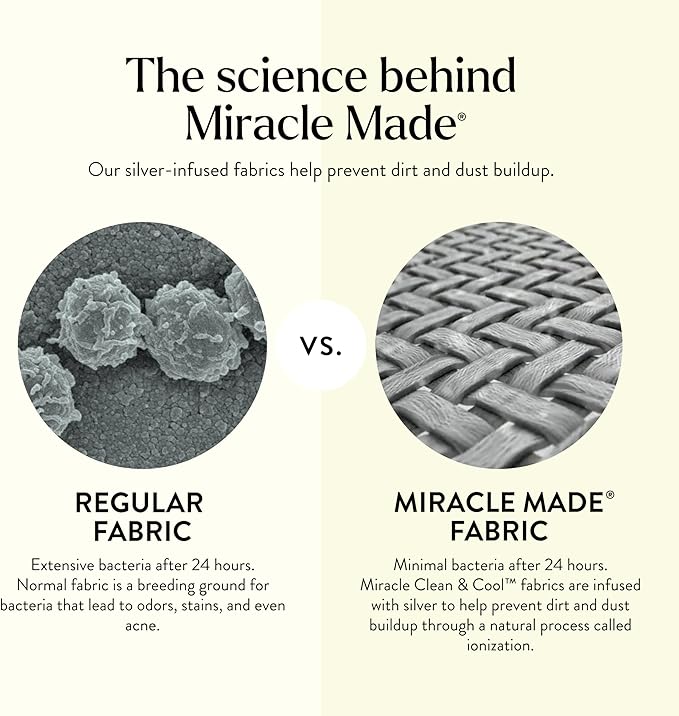 Miracle Made® Extra Luxe Cool It Tech Pillowcases (Sand, King/Cali King)