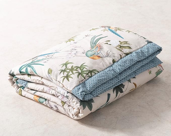Maison d' Hermine Throw Blanket for Couch Lightweight Soft Warm Breathable Cotton Throw Blankets for Bed Girls Boys Women Men Gifts Sofa Travel Living Room Chair Bedding (50"x60", Hokuzai)