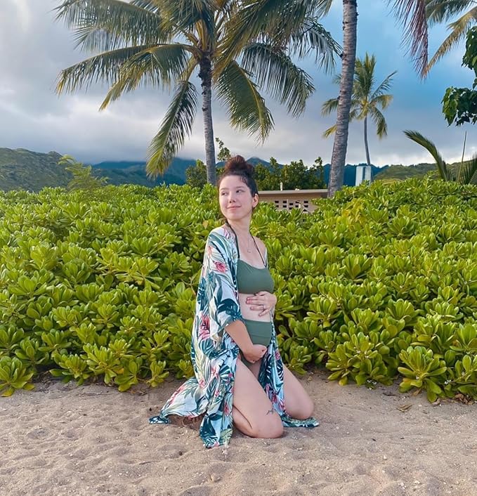 Moss Rose Women Summer Bikini Kimono Bathing Suit Cover Ups for Swimwear