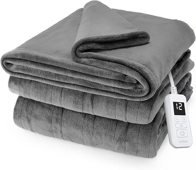 Sunbeam Royal Posh Night Fog Heated Blanket - Full