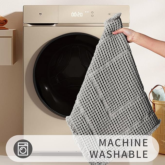 Bath Matts,Upgraded Waffle Super Absorbent Bath Mat,Bathroom Rugs Non Slip Washable, Quick Dry Shower Mats, Ultra Soft Bath Mats for Bath Floor,Grey,24"*36"