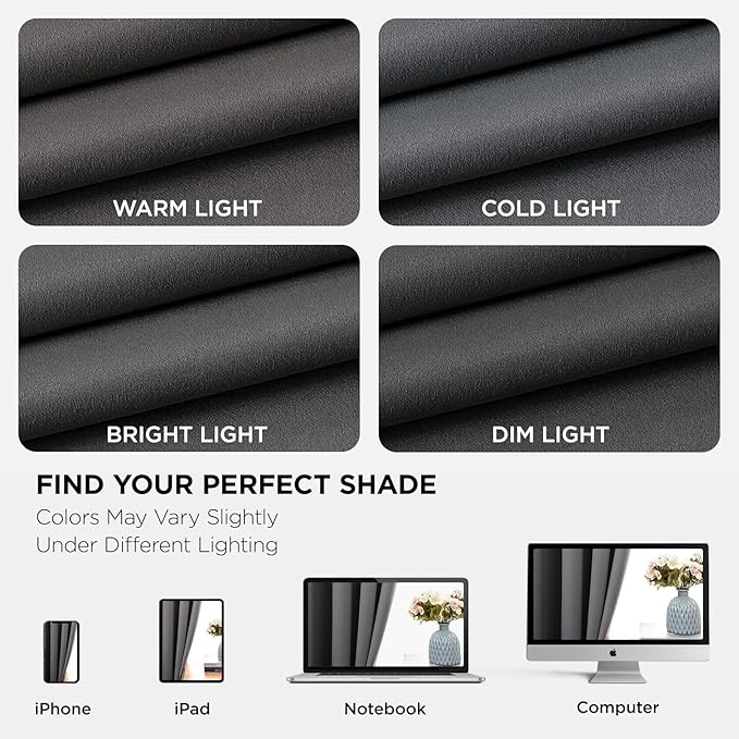 Joydeco Blackout Curtains 84 Inch Length 2 Panels Set, Thermal Insulated Long Drapes 2 Burg, Room Darkening Grommet Drapes for Living Room Bedroom Window