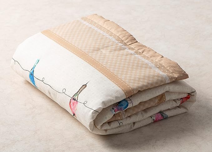 Maison d' Hermine Throw Blanket for Couch Lightweight Soft Warm Breathable Cotton Throw Blankets for Bed Girls Boys Women Men Gifts Sofa Travel Living Room Chair Bedding (50"x60", Birdies On Wire)
