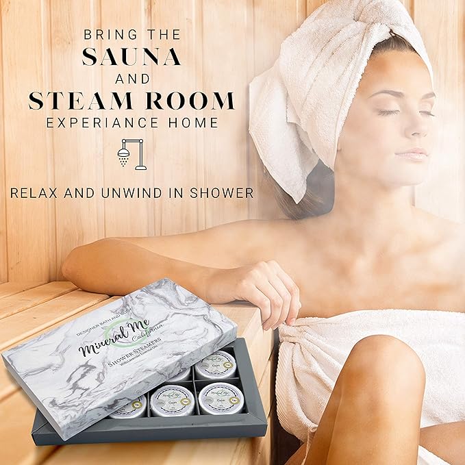 Shower Steamers Aromatherapy - Lavender Shower Steamers W/Organic Essential Oils for Vaporizing Steam Spa, Relaxation, Vapor Shower Tablet, Shower Melts, Stocking Stuffers Christmas Gift for Her, Him