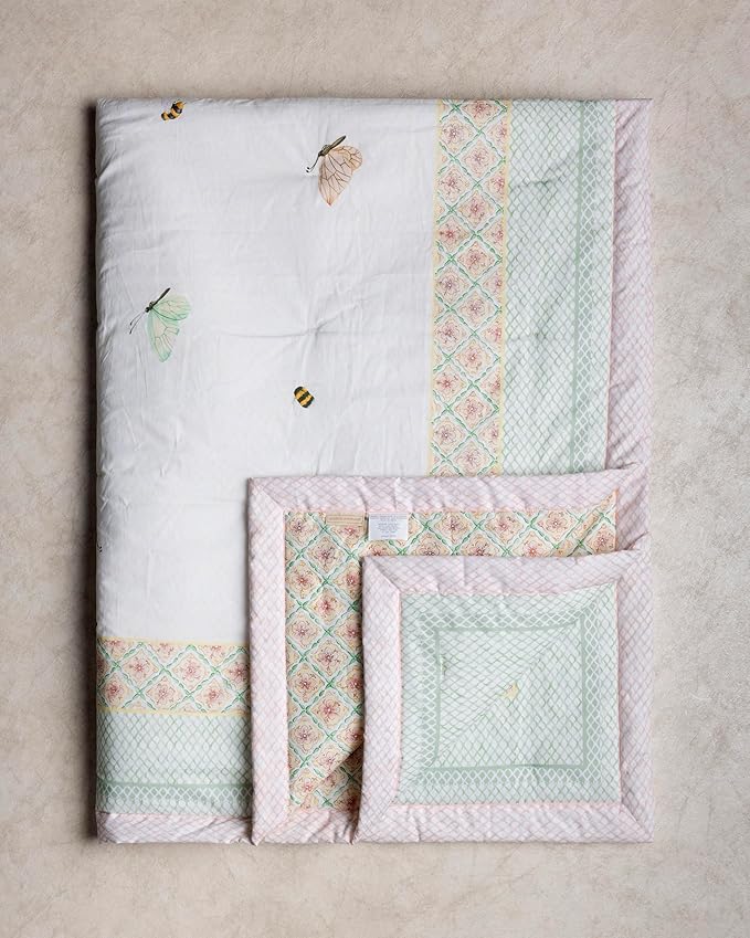 Maison d' Hermine Throw Blanket Lightweight and Breathable Cotton Easter Throw Blanket for Couch Bed Sofa Girls Boys Women Men Gifts Travel Living Room Bedding (60"x80", Easter Dew)