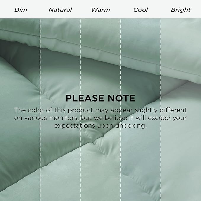 Bedsure Comforter Duvet Insert - Quilted Comforters Oversized King Size, All Season Duvet, GentleSoft Down Alternative Bedding, with 8 Tabs, Gifts for Women, Sage Green, Oversized King 116x98 Inches
