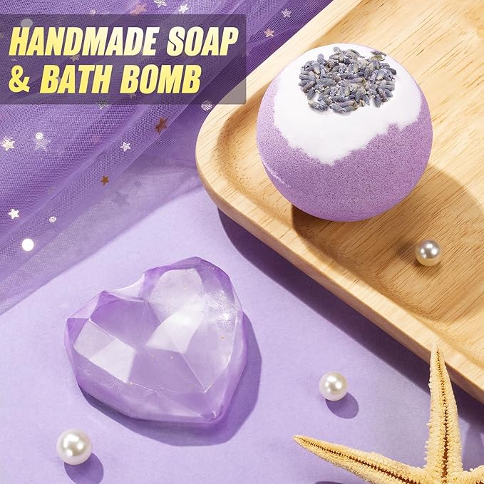 Birthday Gifts for Women Self Care Gifts Get Well Soon Gifts, Lavender Relaxing Spa Gifts Basket Care Package w/ Flannel Blanket 40 OZ Tumbler, Christmas Gifts for Mom Wife Grandma Friends Sisters Her