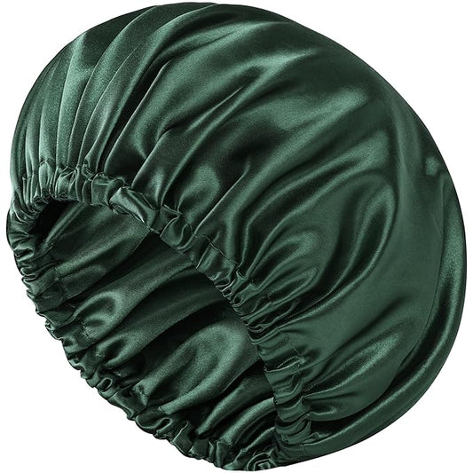 Satin Bonnet Double Layer Silk Bonnet for Sleeping Women Hair Care for Natural Curly