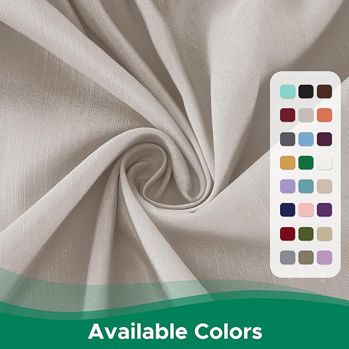 Biscaynebay Wrap Around Bed Skirts for King & Cal King Beds 16" Drop, Camel Grey Adjustable Elastic Dust Ruffles Easy Fit Wrinkle Resistant Silky Luxurious Fabric Machine Washable