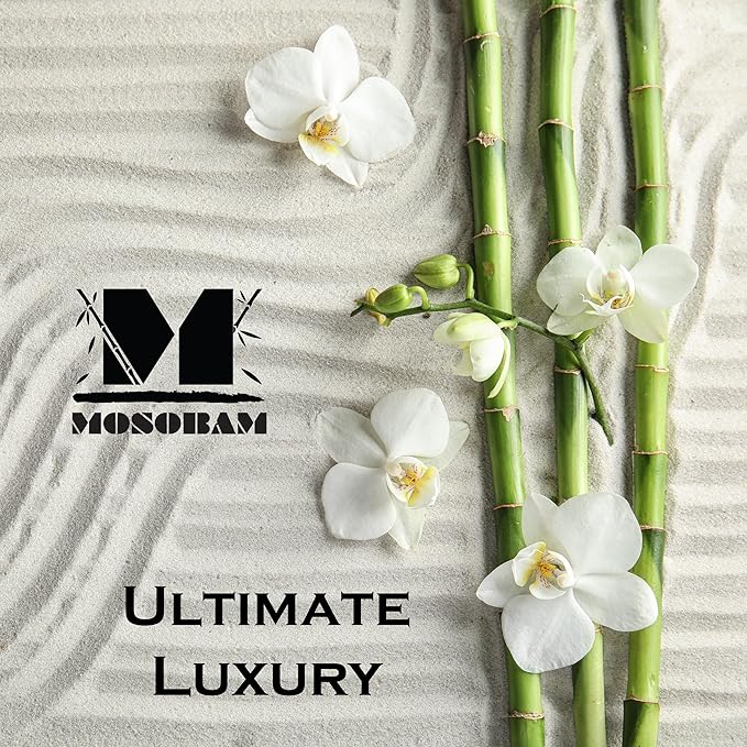 Mosobam Luxury Turkish Towels Set of 4 Bath Sheets 35X70 Seagrass Green 700 GSM Bamboo Viscose & Aegean Turkish Combed Cotton