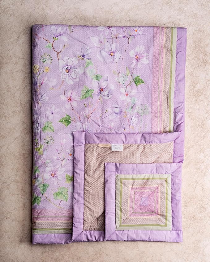 Maison d' Hermine Throw Blanket for Couch Lightweight Soft Warm Breathable Cotton Throw Blankets for Bed Girls Boys Women Men Gifts Sofa Travel Living Room Chair Bedding (50"x60", Magnolia Mornings)
