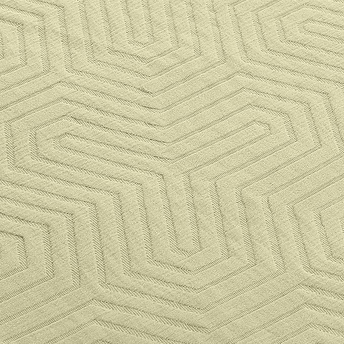 Threadmill Luxury Cotton Blankets for Queen Size Bed | All-Season 100% Cotton Queen Size Blanket | Aster Cozy Lightweight, Soft Breathable Coverlet fits Full Size Bed, 90x92 | Sage Green