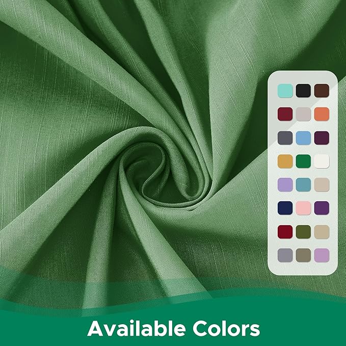 Biscaynebay Wrap Around Bed Skirts for King & Cal King Beds 19" Long Drop, Sage Adjustable Elastic Dust Ruffles Easy Fit Wrinkle Resistant Silky Luxurious Fabric Machine Washable