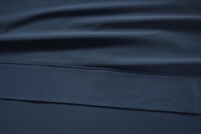 LANE LINEN California King Sheet Sets – 450 Thread Count 100% Cotton Sheets, Soft Sateen Weave, 15” Deep Pocket Fully Elasticized Fitted Sheet, Luxury Hotel Bedding & Pillowcases, Estate Blue