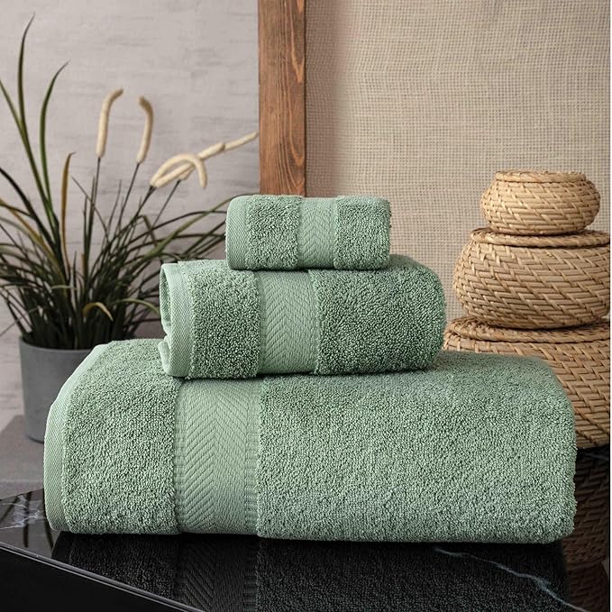 Personalized Towels - Customized Turkish Cotton Towel Set, Monogrammed Towels with Initials, Name & Embroidery, Idea for Weddings, Bridal Showers, Anniversaries, Housewarming, New Home