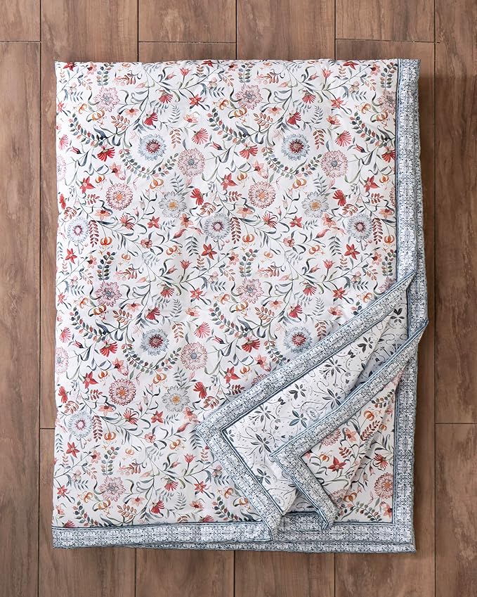 Maison d' Hermine Throw Blanket for Couch Lightweight Soft Warm Breathable Cotton Throw Blankets for Bed Girls Boys Women Men Gifts Sofa Travel Living Room Chair Bedding (50"x60", Nellore)