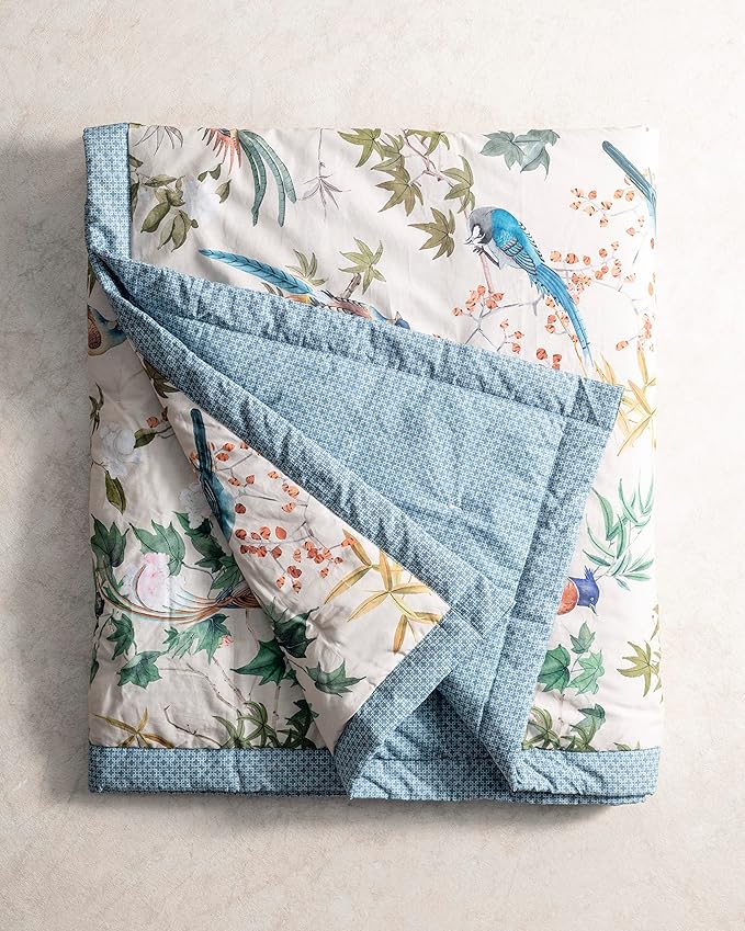 Maison d' Hermine Throw Blanket for Couch Lightweight Soft Warm Breathable Cotton Throw Blankets for Bed Girls Boys Women Men Gifts Sofa Travel Living Room Chair Bedding (50"x60", Hokuzai)