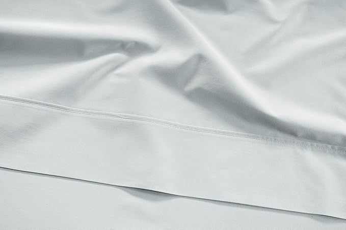 LANE LINEN 100% Cotton Bed Sheets – 450 Thread Count Cooling Sheets Queen, Durable Daily Use Bedding, Value Comfort for Night Rest, Hotel Sateen Finish, Snug Fit 15" Deep Pocket – Ballad Blue