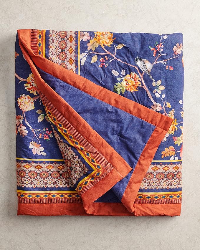 Maison d' Hermine Throw Blanket for Couch Lightweight Soft Warm Breathable Cotton Throw Blankets for Bed Girls Boys Women Men Gifts Sofa Travel Living Room Chair Bedding (60"x80", Kelim)