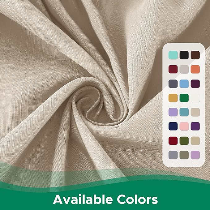 Biscaynebay Wrap Around Bed Skirts for King & Cal King Beds 11" Short Drop, Light Camel Adjustable Elastic Dust Ruffles Easy Fit Wrinkle Resistant Silky Luxurious Fabric Machine Washable