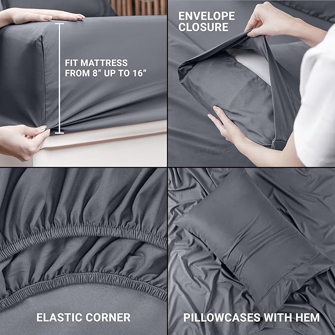Utopia Bedding Twin XL Bed Sheets Set - Pack of 10 Sheet Sets - Perfect for Spa, Hotel, & Guest Bedroom - Brushed Microfiber - Shrinkage and Fade Resistant - Easy Care (White)