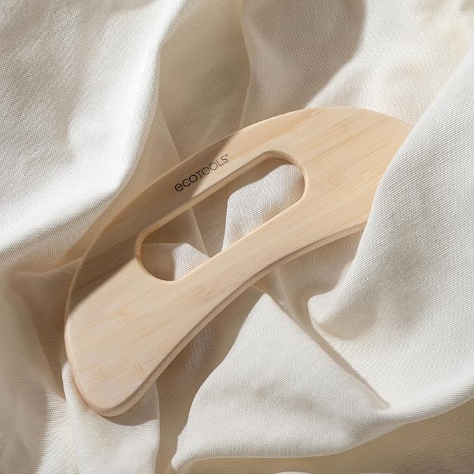 EcoTools Wooden Body Massager, Relieve Sore Muscles, Wood Massager Tool for Body, Unique Shape Provides Relaxation & Relieves Muscle Tension, Eco Friendly, Cruelty-Free, & Vegan, 1 Count