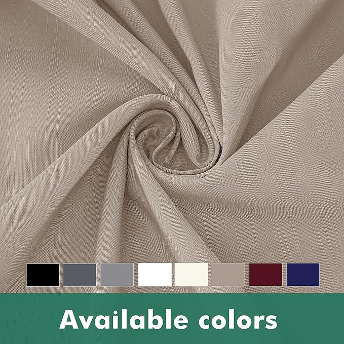 Biscaynebay Wrap Around Bed Skirts with Split Corners for Full Beds 15" Drop, Light Camel Adjustable Elastic Dust Ruffles Easy Fit Wrinkle Resistant Silky Luxurious Fabric Machine Washable