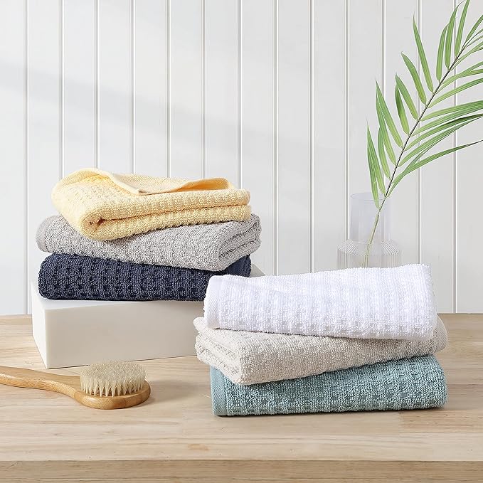 Tommy Bahama- Hand Towel Set, Highly Absorbent Cotton Bathroom Decor, Low Linting & Fade Resistant (Northern Pacific Light Brown, 2 Piece)