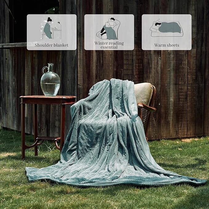 Electric Blanket Queen Size 84''X90'' - Heated Blanket with Dual Control Fast Heating 10 Heating Levels & 10 Hours Auto Off,ETL Certified Machine Washable (Green)