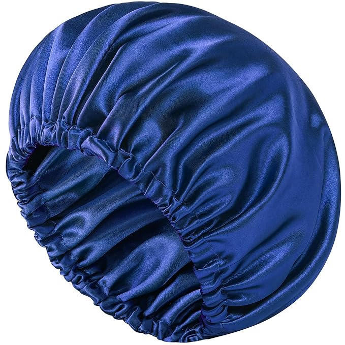 Satin Bonnet Double Layer Silk Bonnet for Sleeping Women Hair Care for Natural Curly
