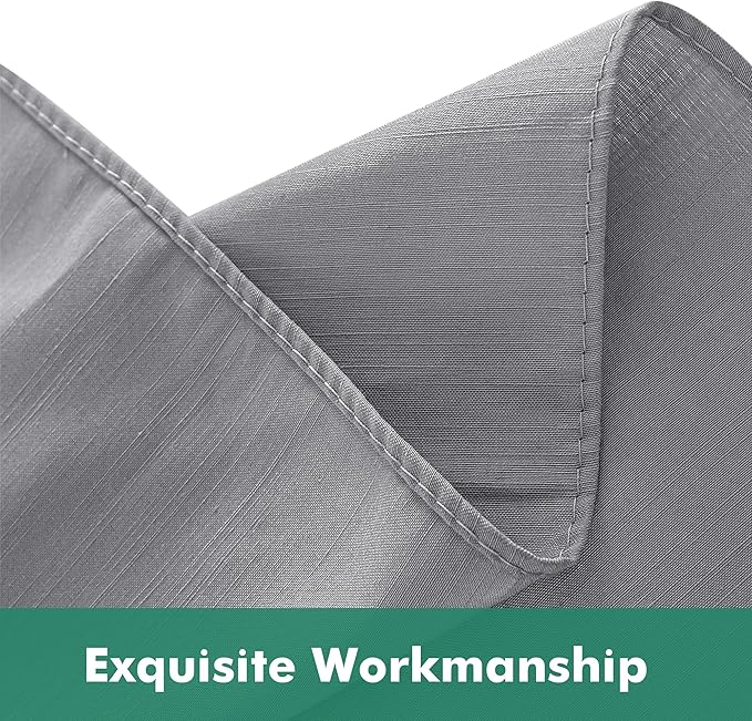 Biscaynebay Wrap Around Bed Skirts with Split Corners for Queen Beds 14" Drop, Silver Grey Elastic Dust Ruffles Adjustable Easy Fit Wrinkle & Fade Resistant Silky Luxurious Fabric Machine Washable
