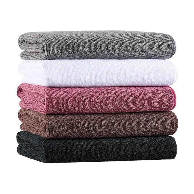 Arkwright Bleach Proof Salon Towels Bulk - Pack of 24 - Ultra Soft, Gentle Microfiber, Highly Absorbent & Quick Dry Spa Facial Towel for Hair Stylist, Nail Shop, and Esthetician, 16 x 27 in, White
