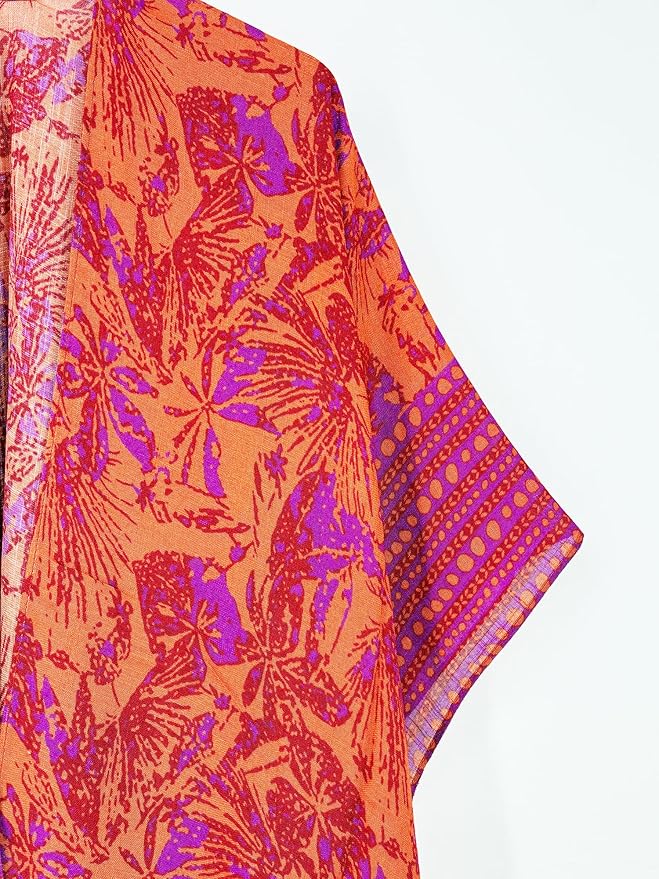 Moss Rose Women Summer Bikini Kimono Bathing Suit Cover Ups for Swimwear