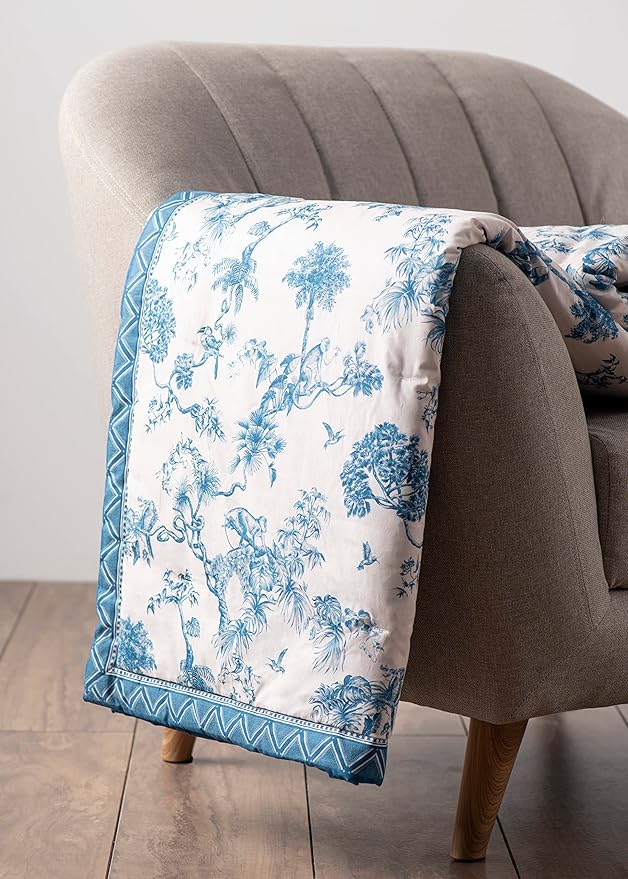 Maison d' Hermine Throw Blanket for Couch Lightweight Soft Warm Breathable Cotton Throw Blankets for Bed Girls Boys Women Men Gifts Sofa Travel Living Room Chair Bedding (60"x80", Bonobo)
