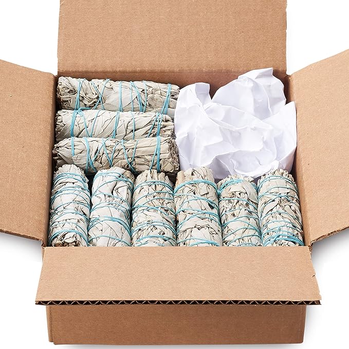JL Local 25 Wholesale White Sage Smudge Sticks for Cleansing, Purifying & Smudging
