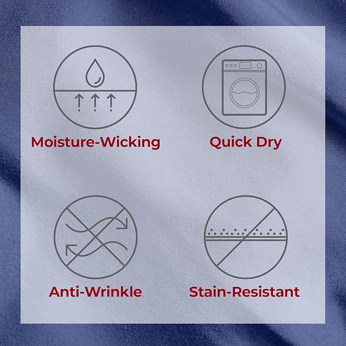 Mellanni Twin Sheets Set - 3 PC Iconic Collection Bedding - Hotel Luxury, Extra Soft, Cooling Bed Sheets - Wrinkle, Fade, Stain Resistant (Twin, Blue Nova)