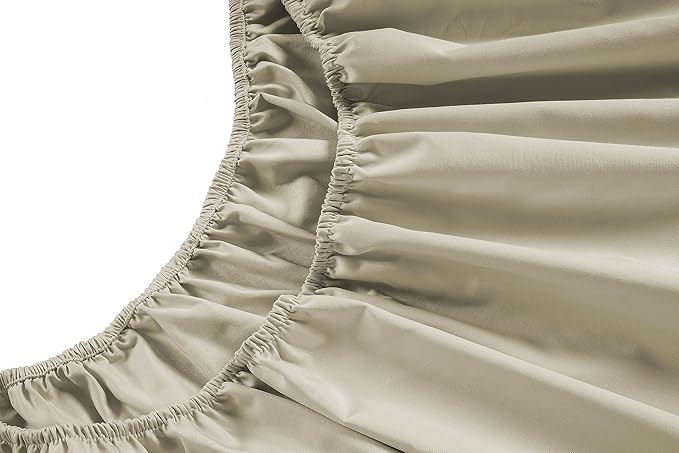 LANE LINEN Twin XL Sheet Set – 450 Thread Count Cotton Sheets, Naturally Cooling & Fade-Resistant, 15” Deep Pocket Fits Mattress, Premium XL Twin Sheets, Linen