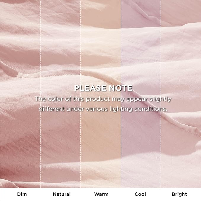 Bedsure Light Pink Twin XL Comforter Set - 3 Pieces Pinch Pleat Bed Set, Down Alternative Bedding Sets for All Season, 1 Comforter, 1 Pillowcase, 1 Decorative Pillow