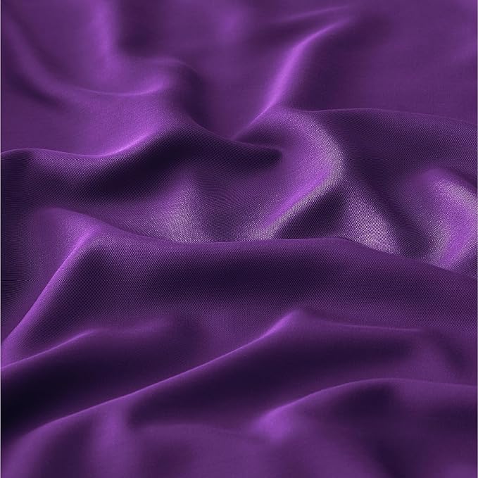 Bedsure King Size Pillow Cases Set of 2, Cooling Pillow Cases for Hot Sleepers, Rayon Derived from Bamboo Plum Pillowcases, Breathable & Soft Bedding Pillow Covers with Envelope Closure, 20x36 Inches