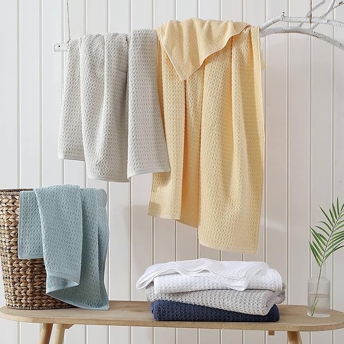 Tommy Bahama - Bath Towels, 100% Soft & Absorbent Cotton with Zero Twist Construction, Medium Weight Bathroom Towels (Northern Pacific Brown, 2 Piece)