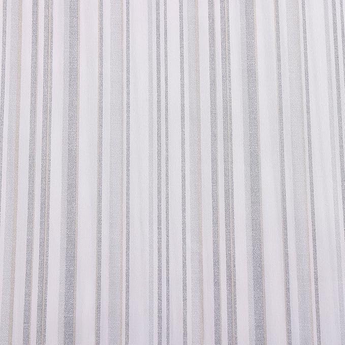 Tommy Bahama - King Sheets, Cotton Percale Bedding Set, Crisp & Cool, Stylish Bedding Set (Kahanu Stripe Grey, King)