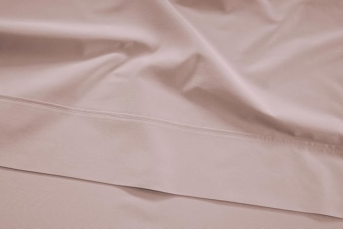 LANE LINEN Full Bed Sheets Set – 450 Thread Count 100% Cotton Cooling Sheets, Soft Sateen Weave, 15” Deep Pocket Fully Elasticized Fitted Sheet, Luxury Hotel Bedding, Sepia Rose